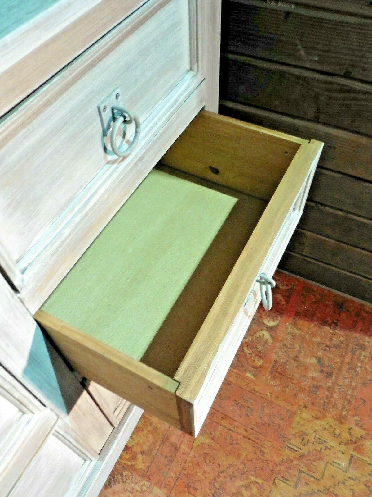 422.....Large Modern Upcycled Chest Of Drawers / Pine Bank Of Drawers