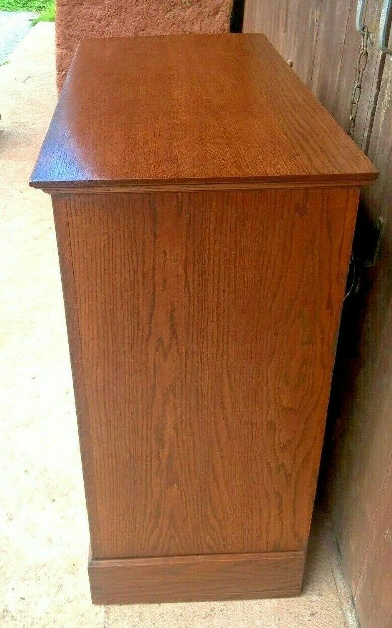 Handsome Arts And Crafts Oak Chest....Oak Chest Of Drawers