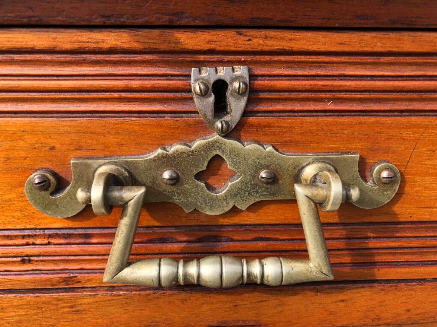000905....Handsome Pair Of Antique Carved Walnut Chests Of Drawers / Tallboy Chests ( sold )