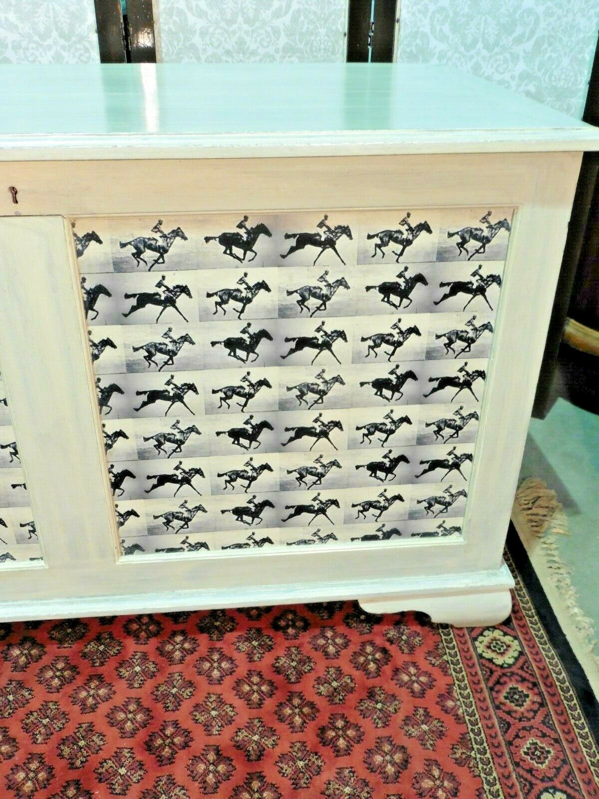 380.....Unique Large Vintage Storage Chest / Upcycled Coffer