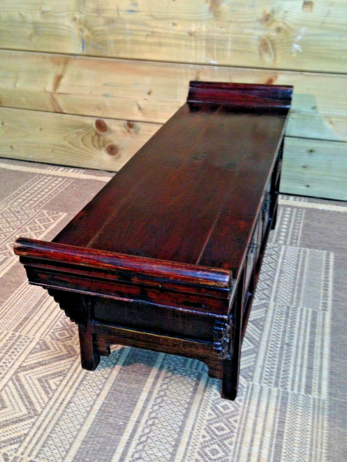 Gorgeous Small Oriental Altar Table.....Carved Oriental Stand