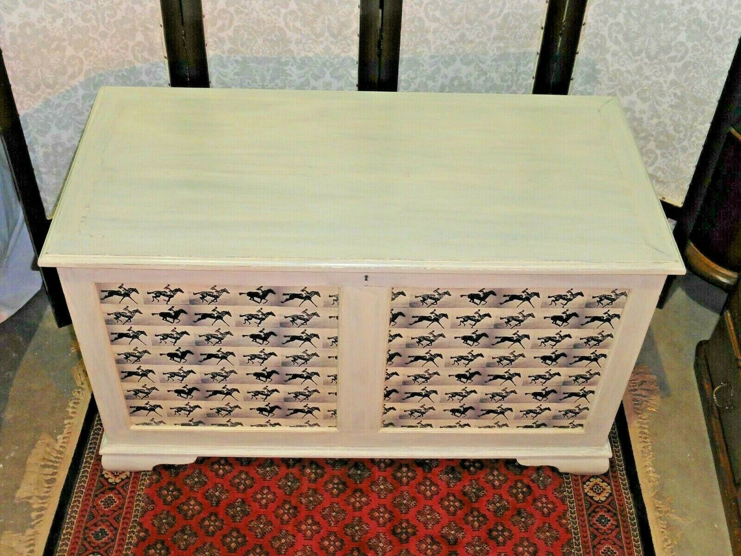 380.....Unique Large Vintage Storage Chest / Upcycled Coffer