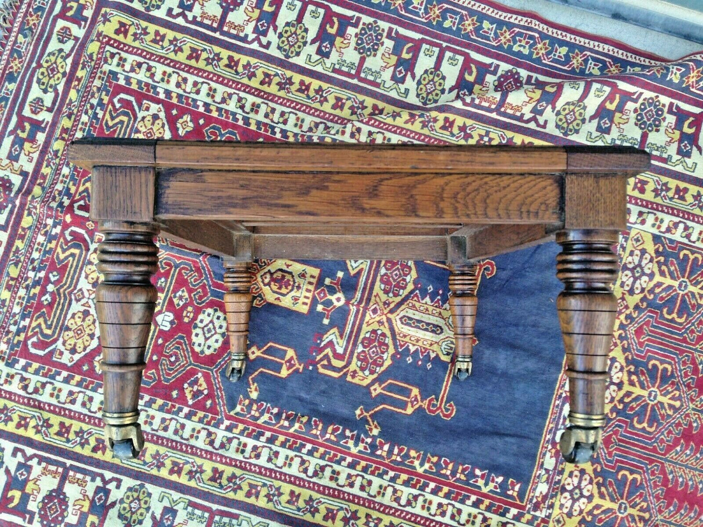 215....Antique Oak Luggage Stand / Antique Luggage Rack....SOLD !