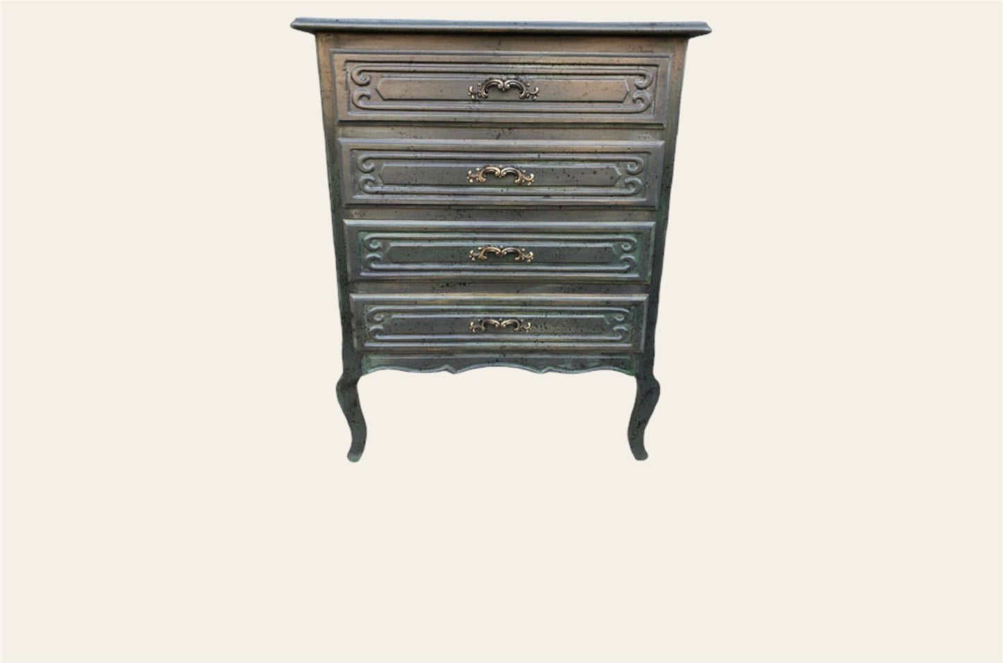 122.....Gorgeous Small Vintage French Oak Chest Of Drawers - Sold