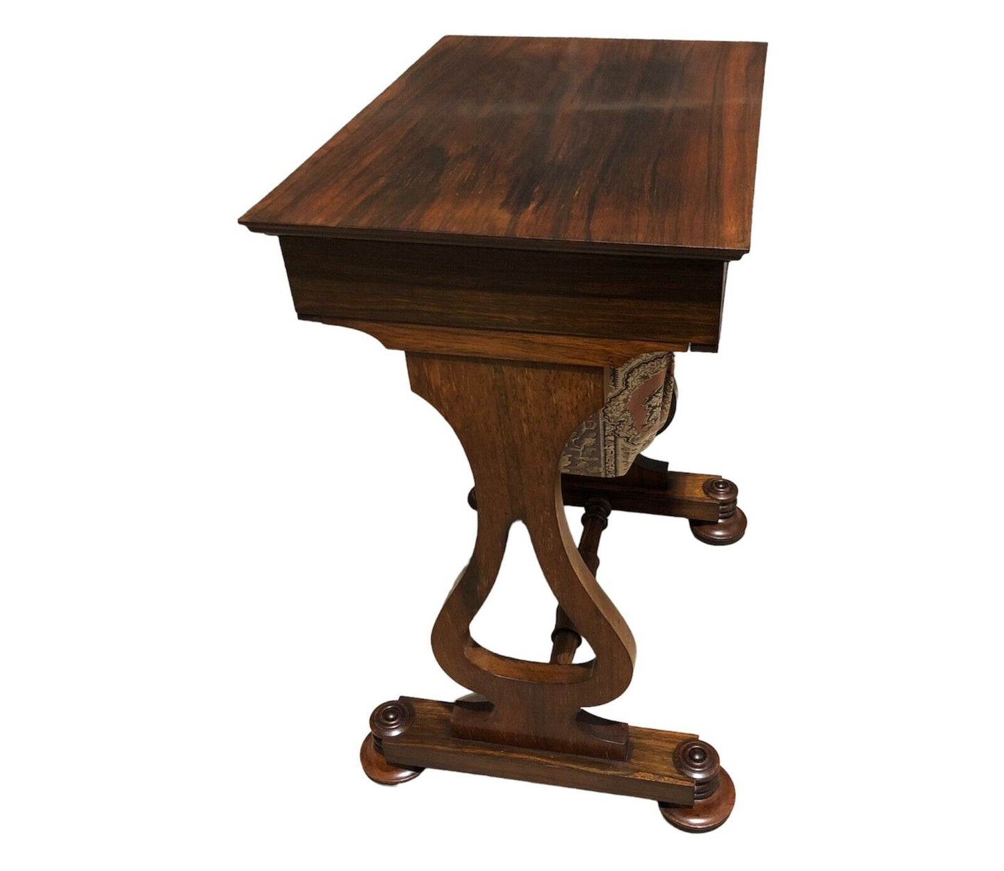 000879....Handsome Antique Sewing Table( sold )