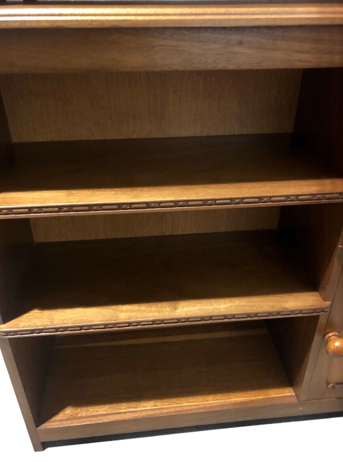 000886....Unique Vintage Walnut Bookcase Storage Unit( sold )