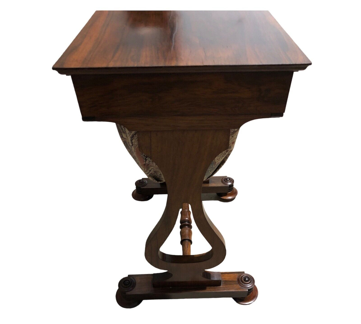 000879....Handsome Antique Sewing Table( sold )