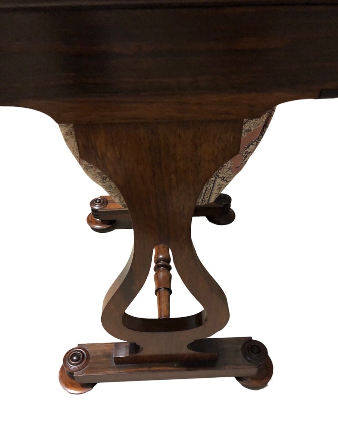 000879....Handsome Antique Sewing Table( sold )