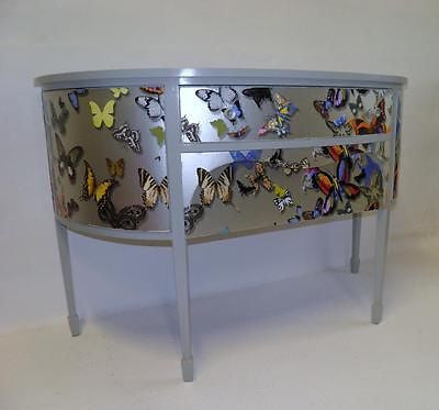 UNUSUAL EDWARDIAN UPCYCLED BOWFRONT SIDEBOARD SALE PRICE !