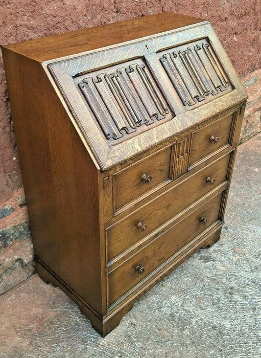 Vintage Oak Old Charm Style Bureau / Oak Desk