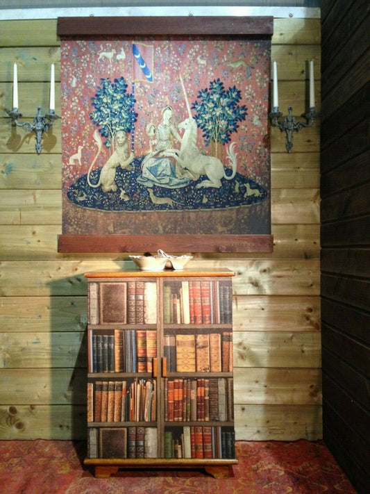 420.....Vintage Upcycled Record Cabinet / Oak Record Cabinet