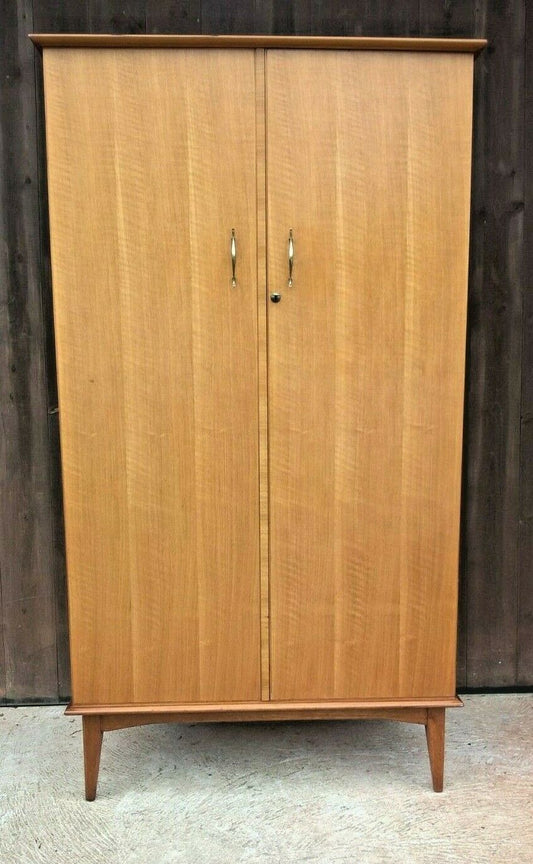 Retro Walnut Wardrobe / Wardrobe By Alfred Cox London