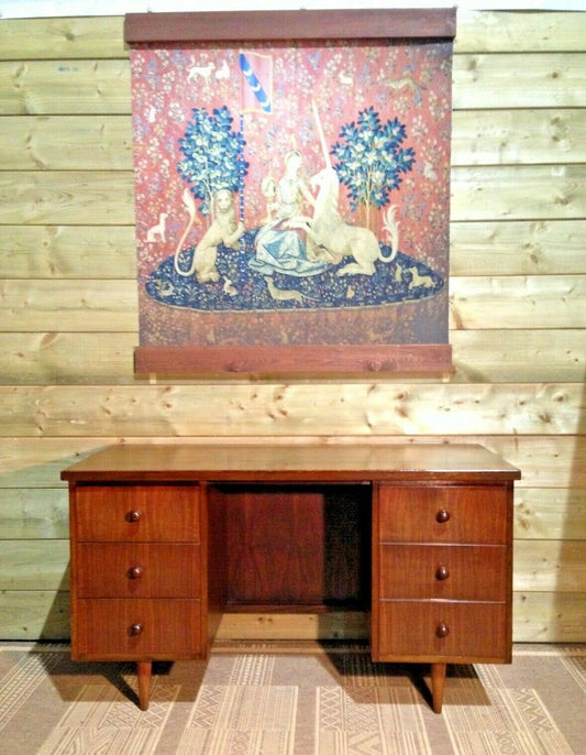 Retro Desk / Mid Century Modern Danish Style Desk