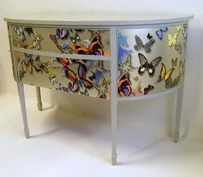 UNUSUAL EDWARDIAN UPCYCLED BOWFRONT SIDEBOARD SALE PRICE !