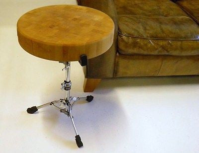 UPCYCLED DRUM TABLE