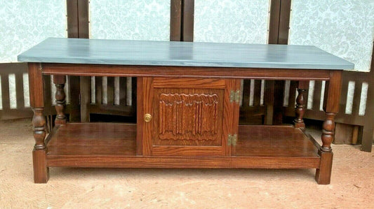 Vintage Old Charm Style Coffee Table - Vintage Oak Coffee Table