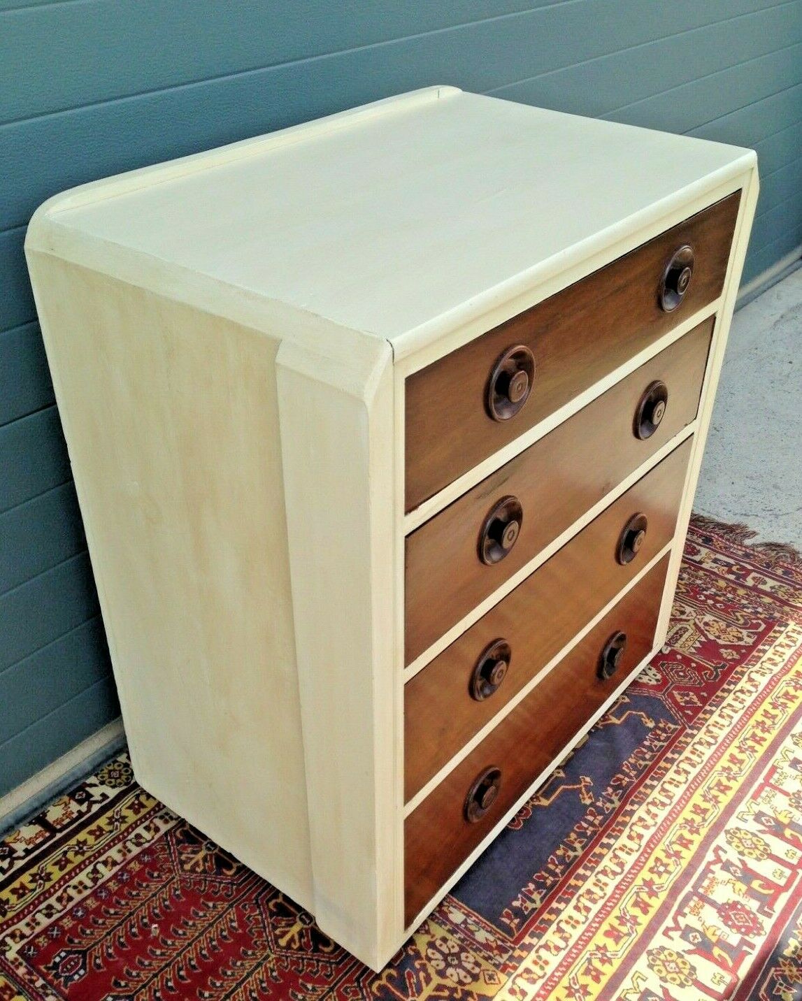 201.....Upcycled Art Deco Style Chest Of Drawers / Art Deco Chest ( SOLD )