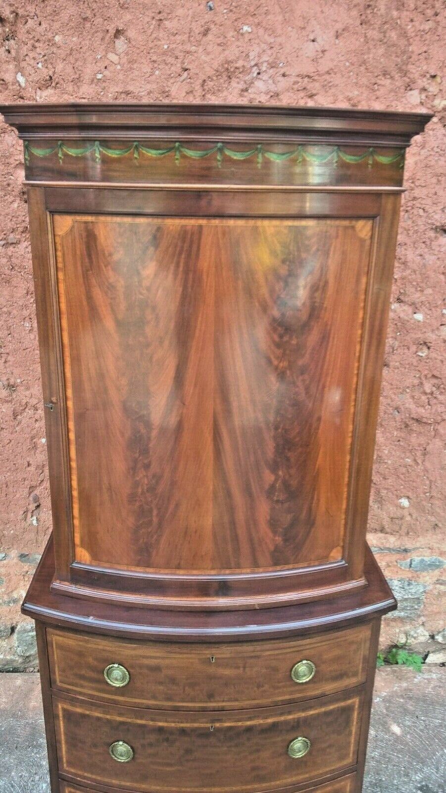 321.....Stunning Vintage Cabinet On Chest Drinks Cabinet