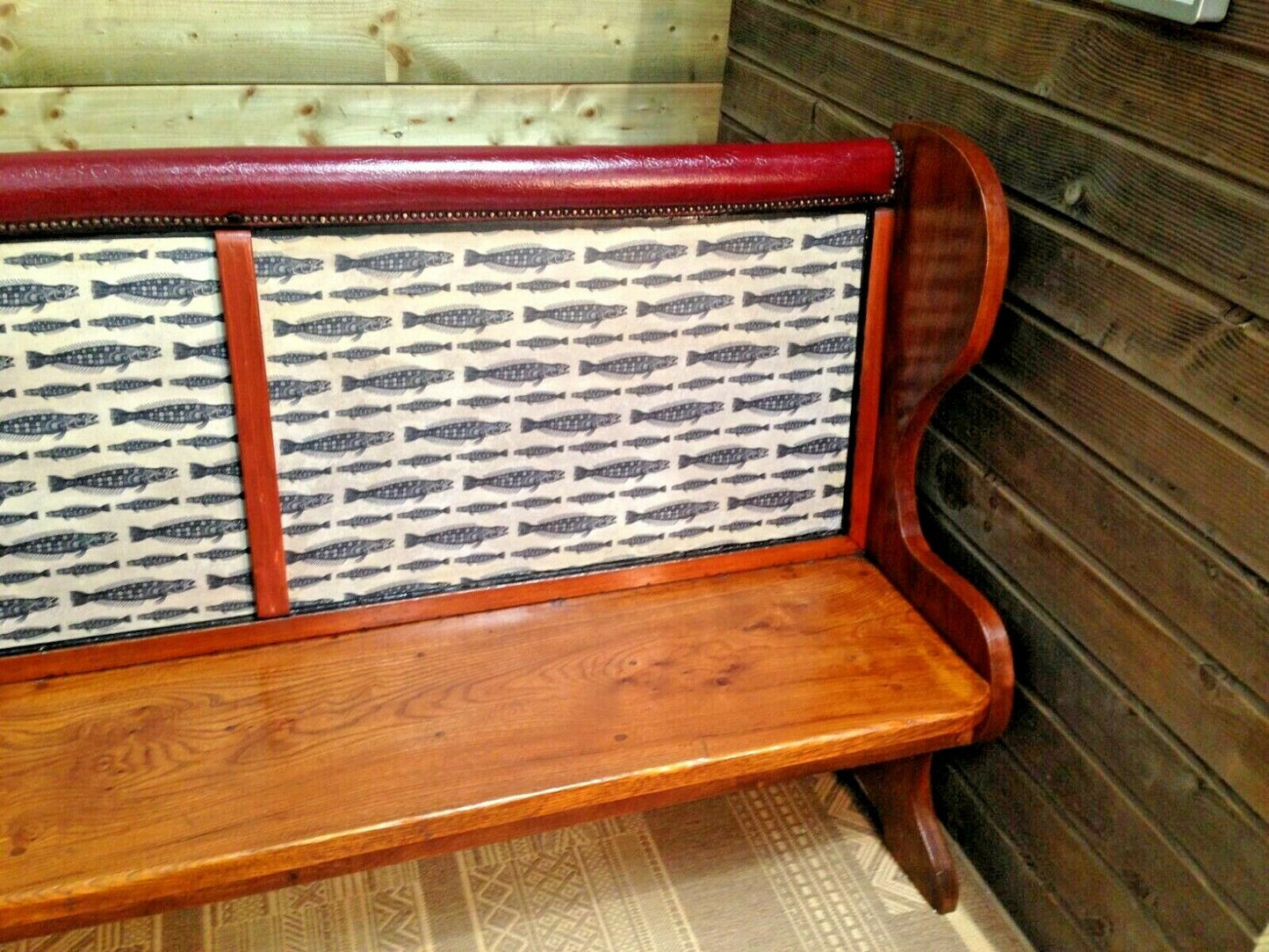 368.......Stunning Upcycled Settle Or Vintage Pew Bench ( SOLD )