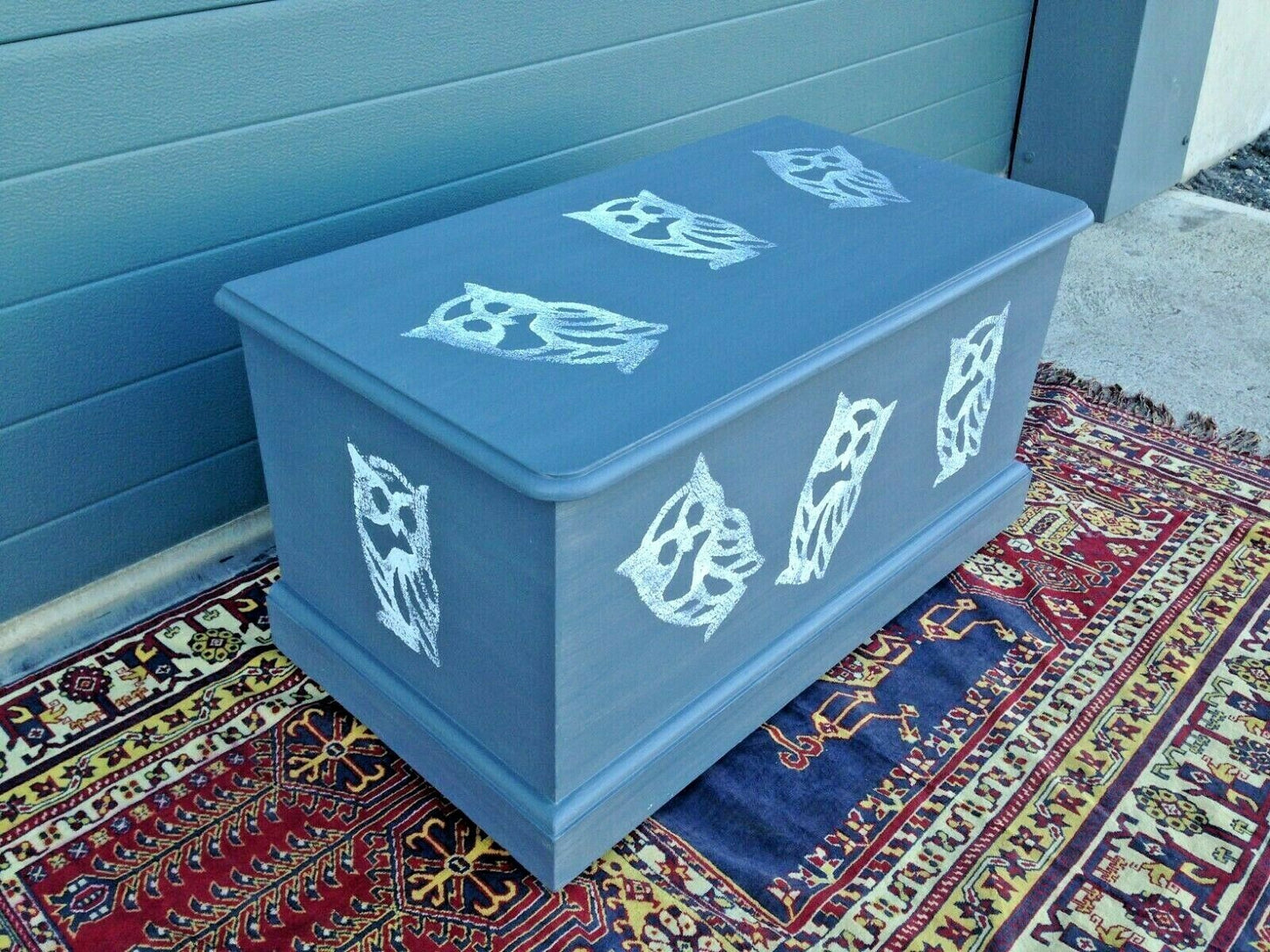 220.....Solid Pine Upcycled Blanket Chest / Upcycled Storage Chest ( SOLD )