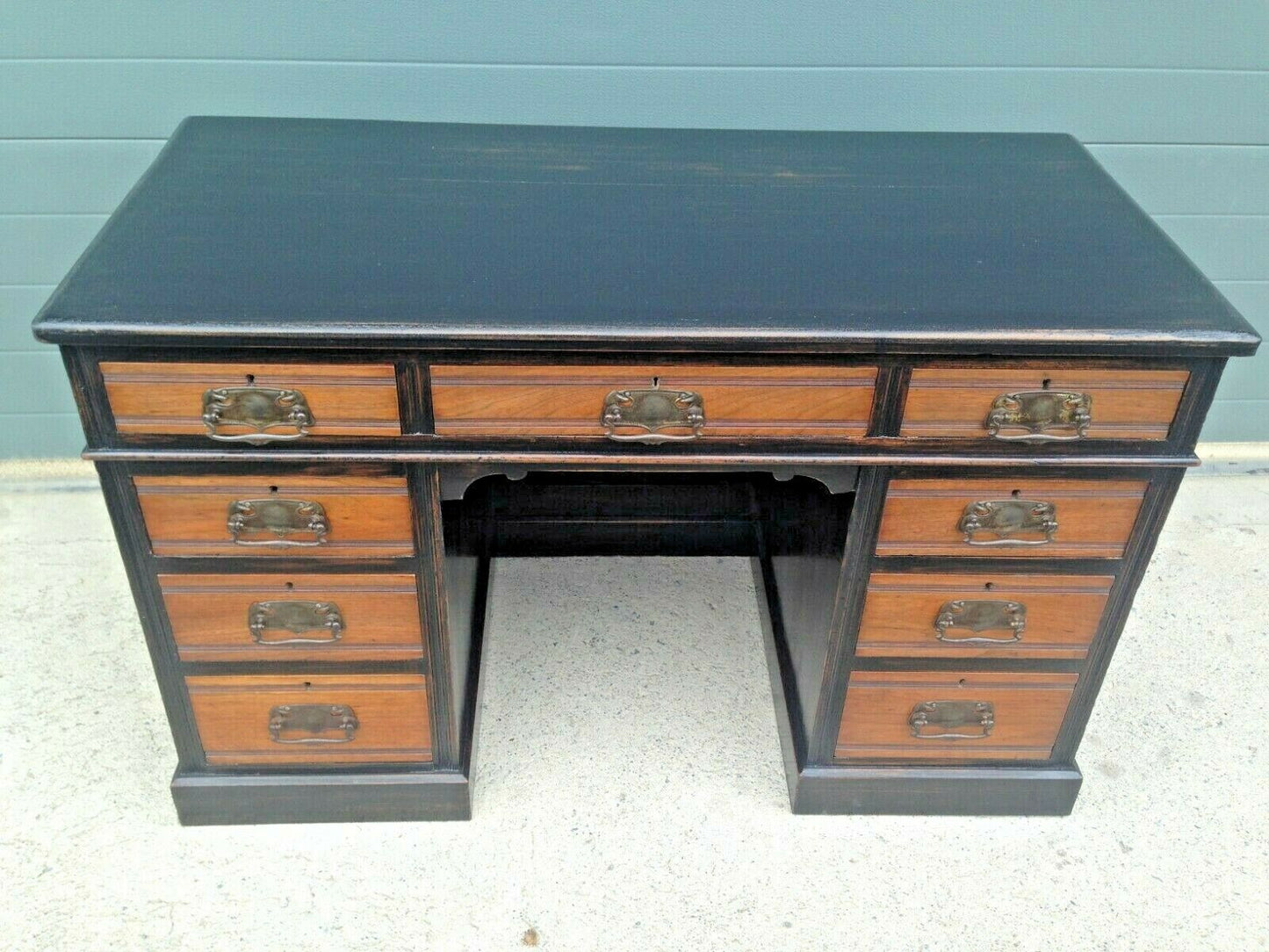 231.....Antique Solid Walnut Desk / Dressing Table