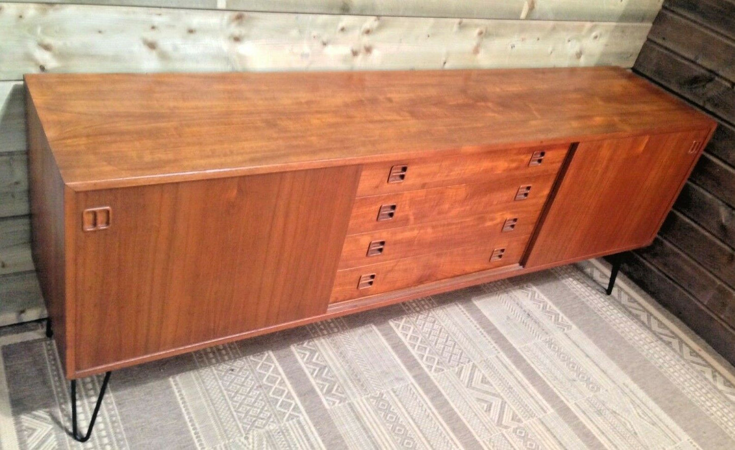Magnificent Danish Retro Teak Sideboard