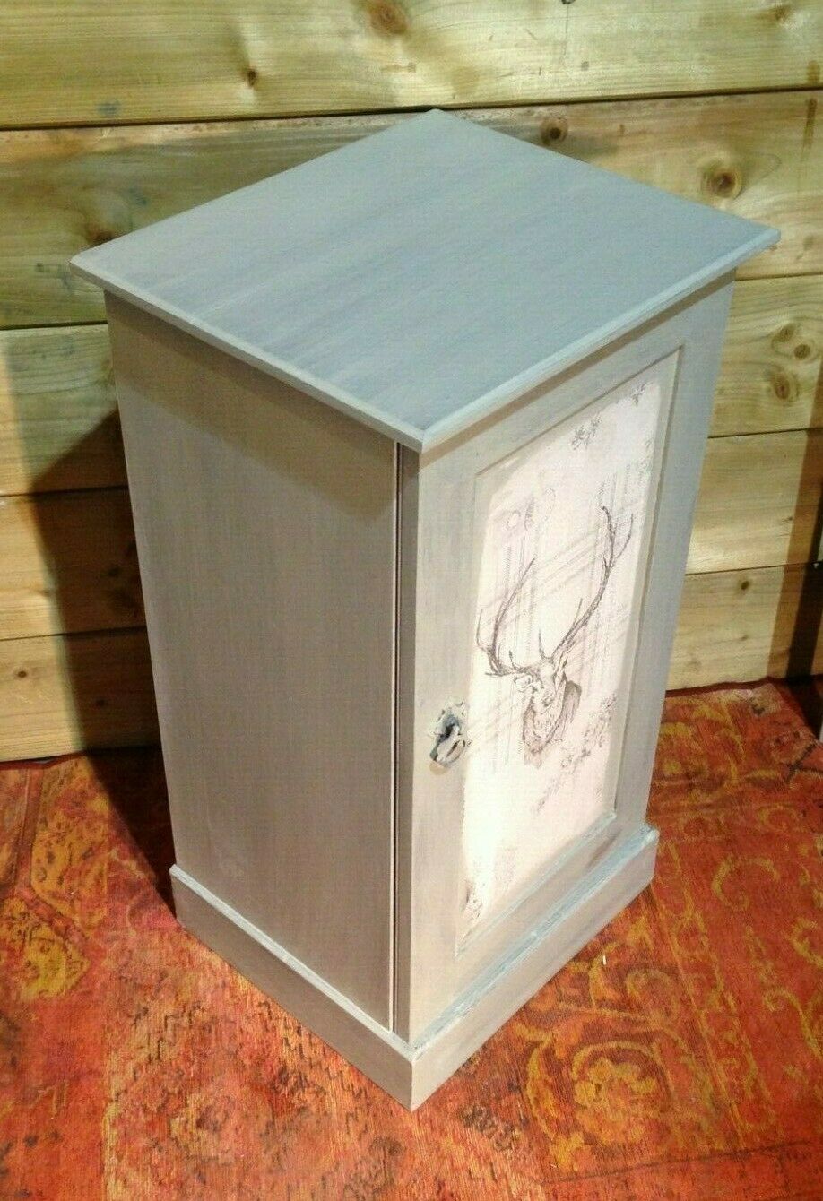 413.....Vintage Upcycled Bedside Cabinet / Vintage Bedside Cupboard