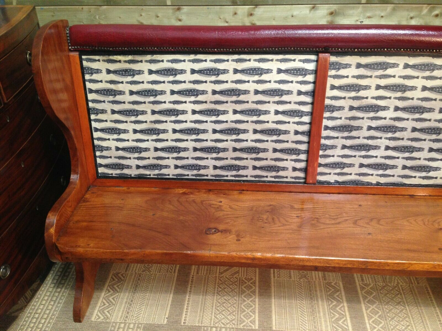 368.......Stunning Upcycled Settle Or Vintage Pew Bench ( SOLD )