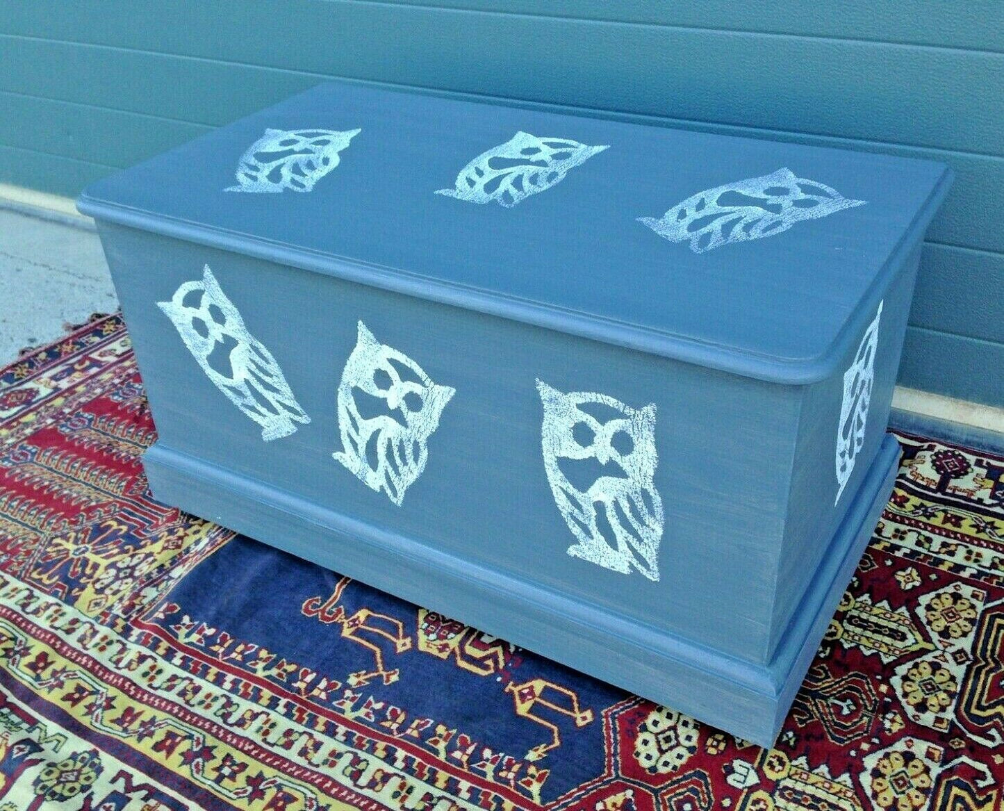 220.....Solid Pine Upcycled Blanket Chest / Upcycled Storage Chest ( SOLD )