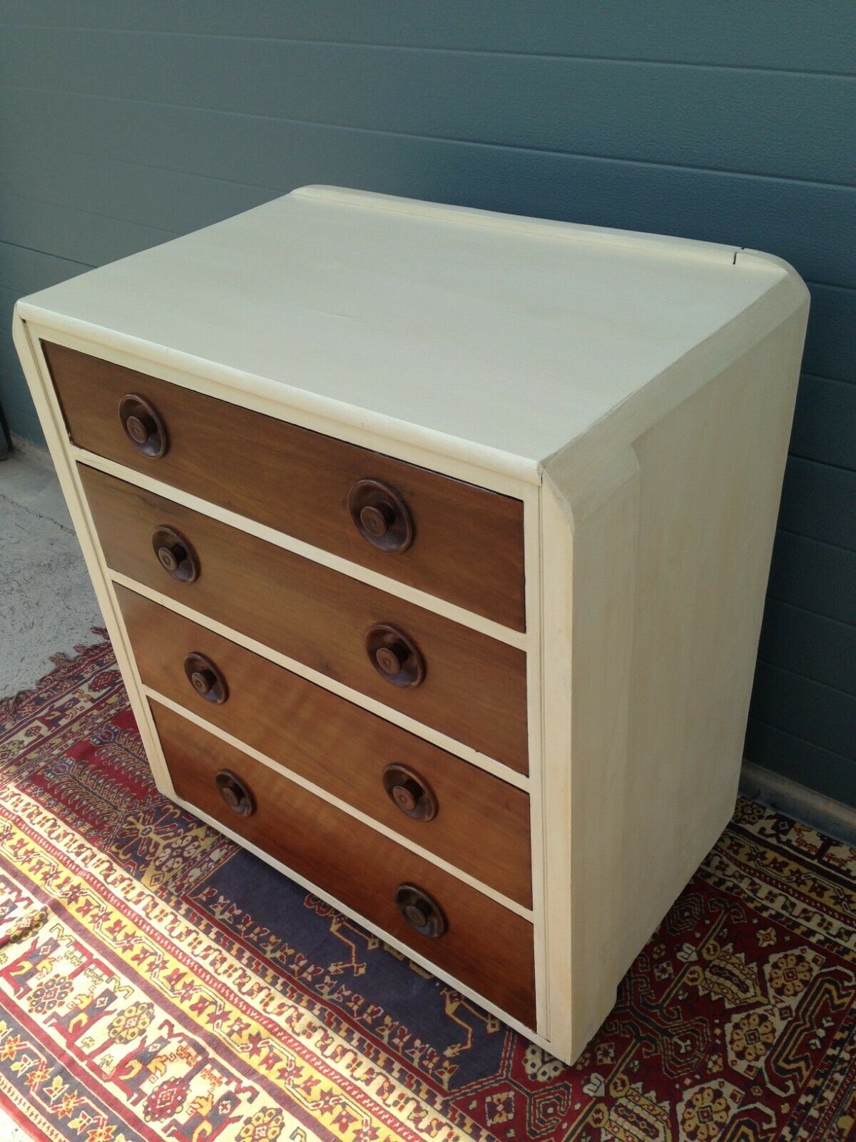 201.....Upcycled Art Deco Style Chest Of Drawers / Art Deco Chest ( SOLD )