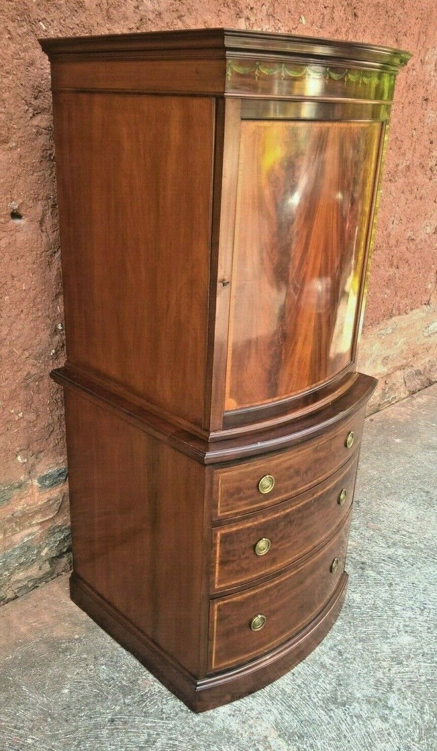321.....Stunning Vintage Cabinet On Chest Drinks Cabinet