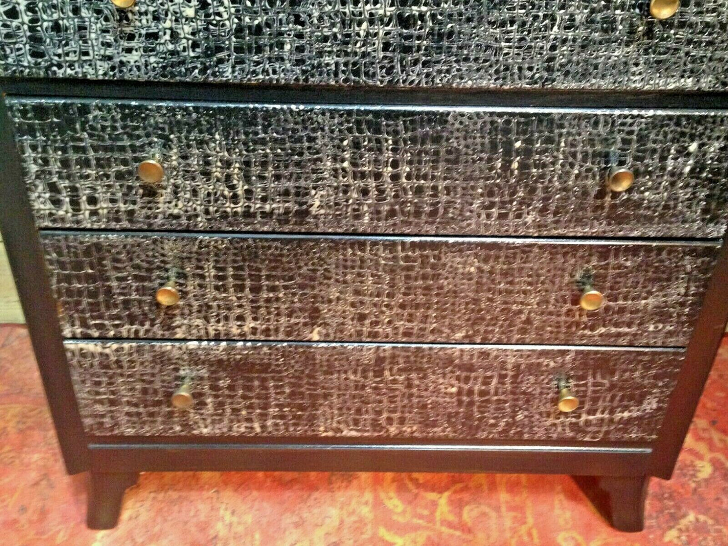 240.....Stunning Upcycled Retro Chest Of Drawers / Lebus Chest ( SOLD )