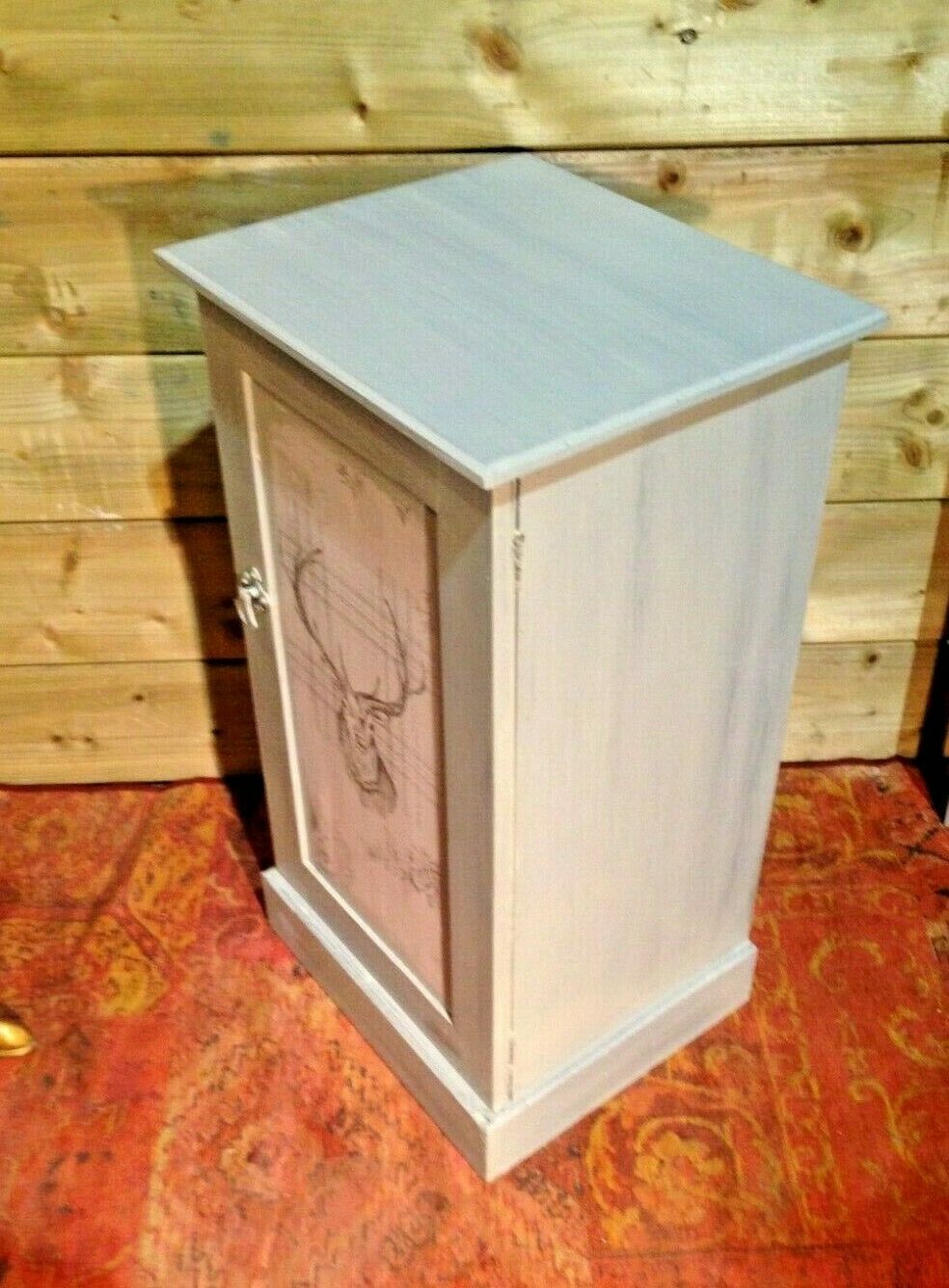 413.....Vintage Upcycled Bedside Cabinet / Vintage Bedside Cupboard