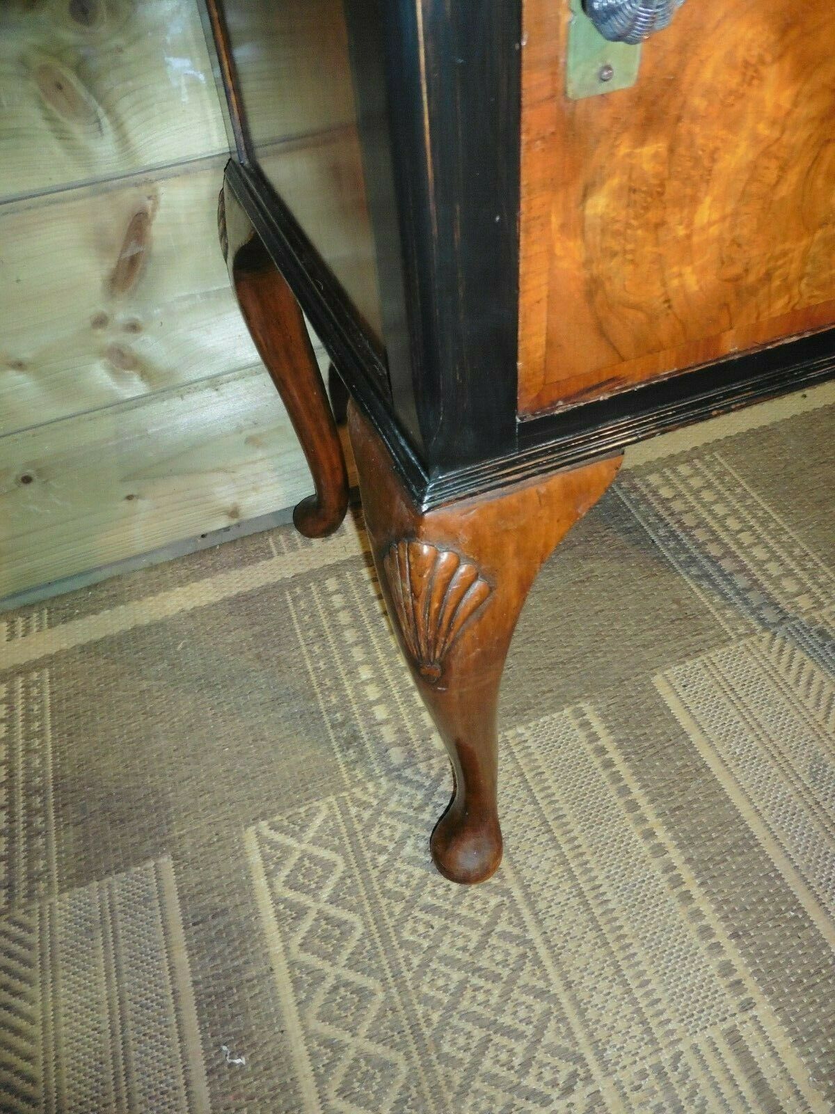 403.....Attractive Vintage Walnut Bedside Cabinet / Vintage Bedside Table ( SOLD )