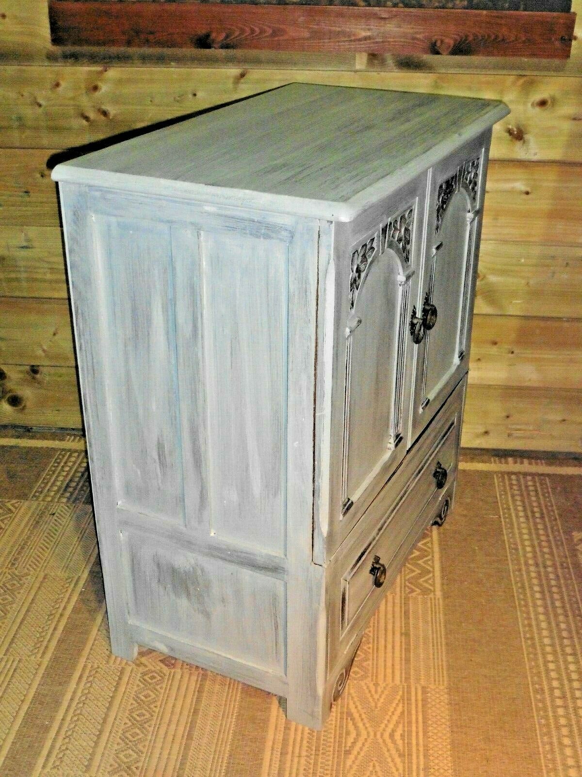 Vintage Upcycled Cabinet / Drinks Cabinet / Media Cabinet