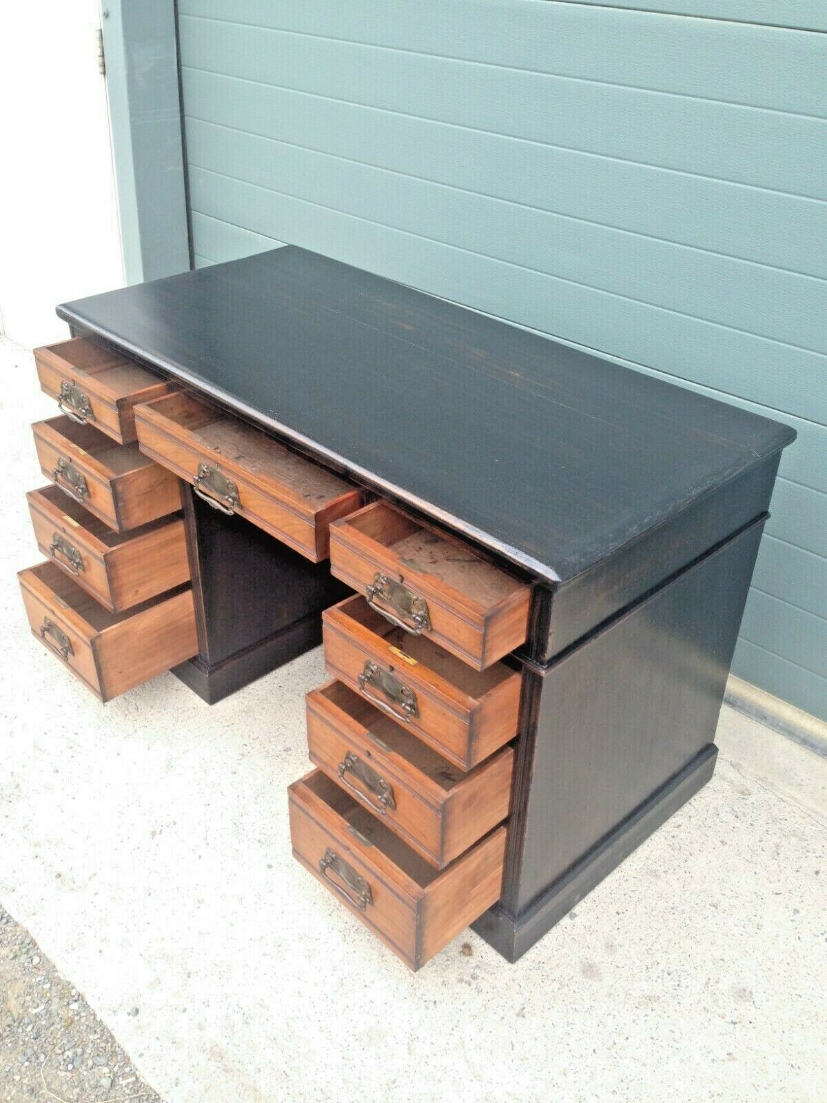 231.....Antique Solid Walnut Desk / Dressing Table