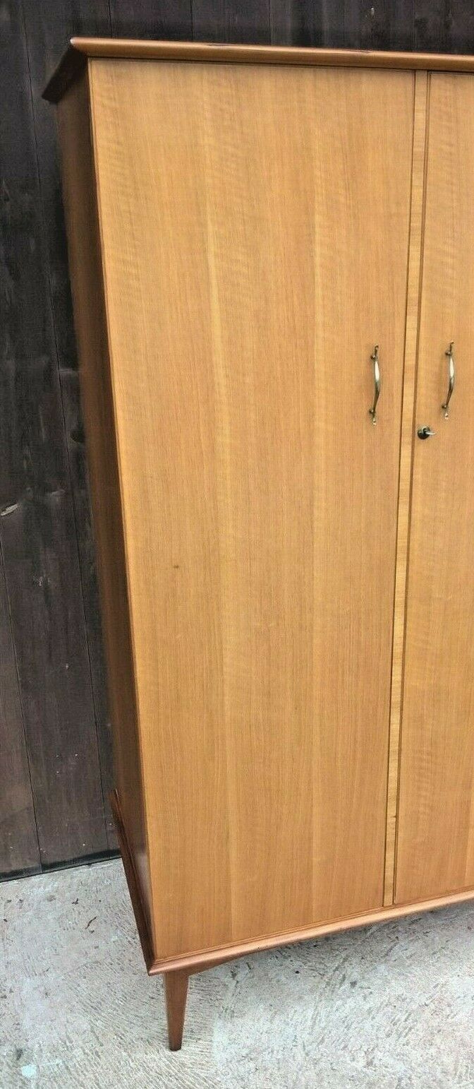 Retro Walnut Wardrobe / Wardrobe By Alfred Cox London
