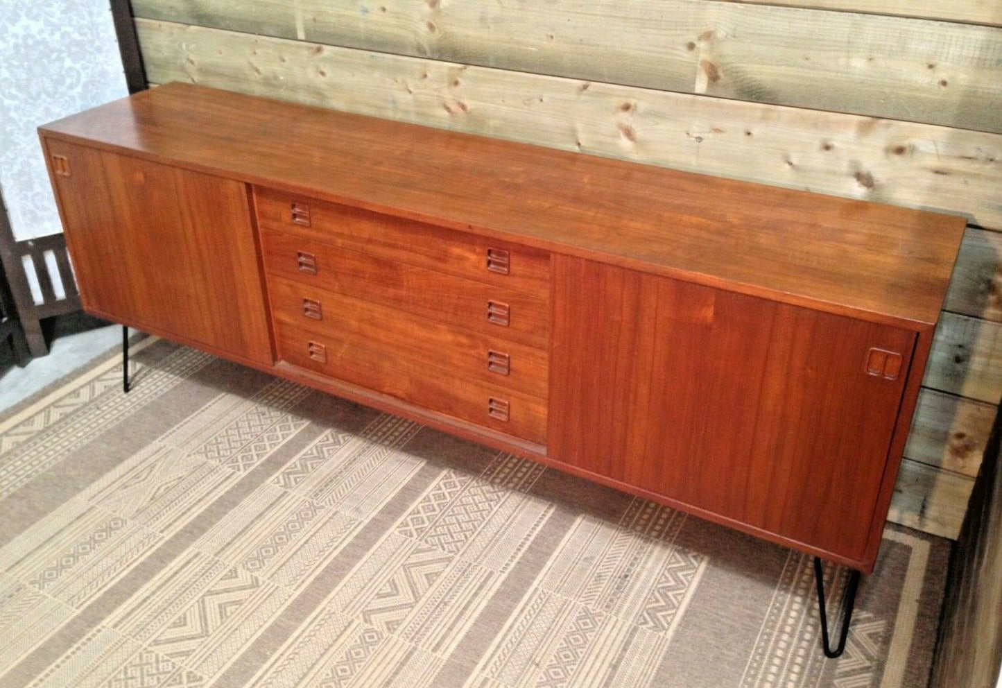 Magnificent Danish Retro Teak Sideboard