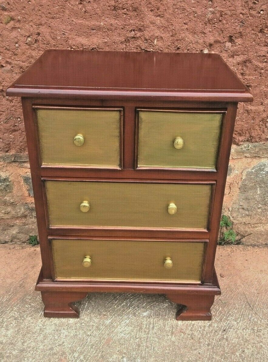 Pair Of Mahogany Bedside Chests Vintage Bedside Tables