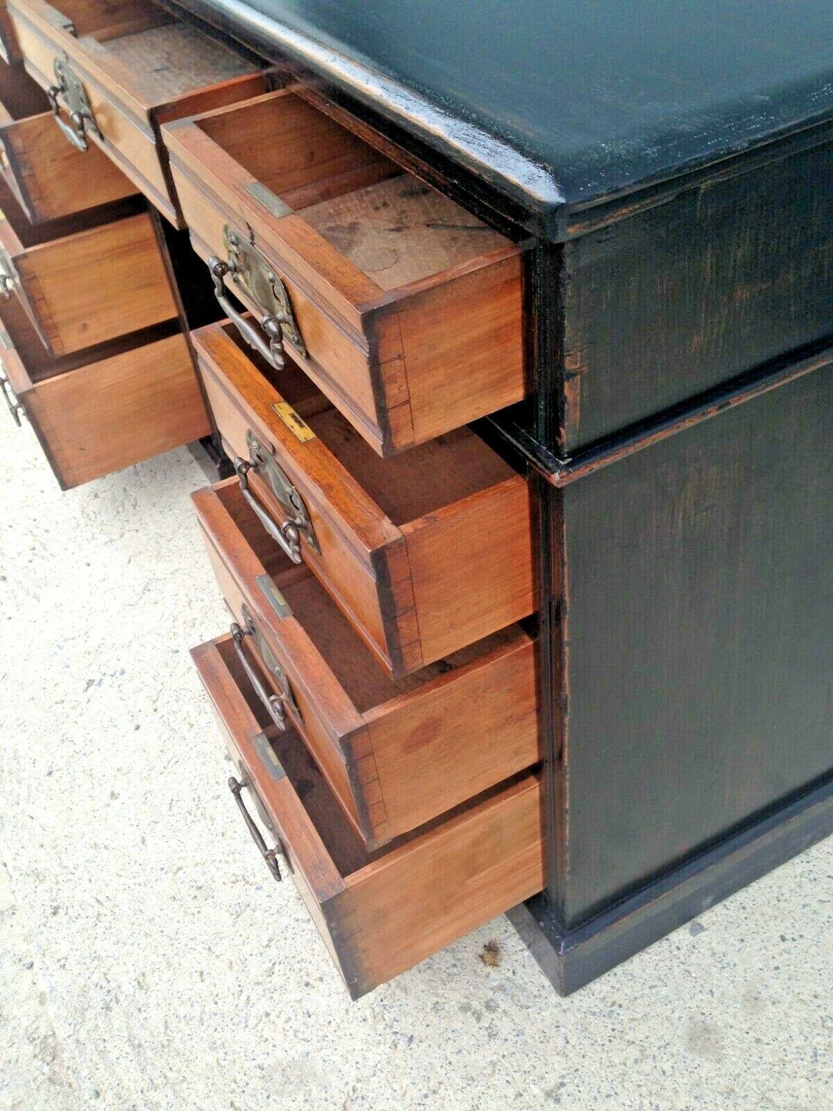 231.....Antique Solid Walnut Desk / Dressing Table
