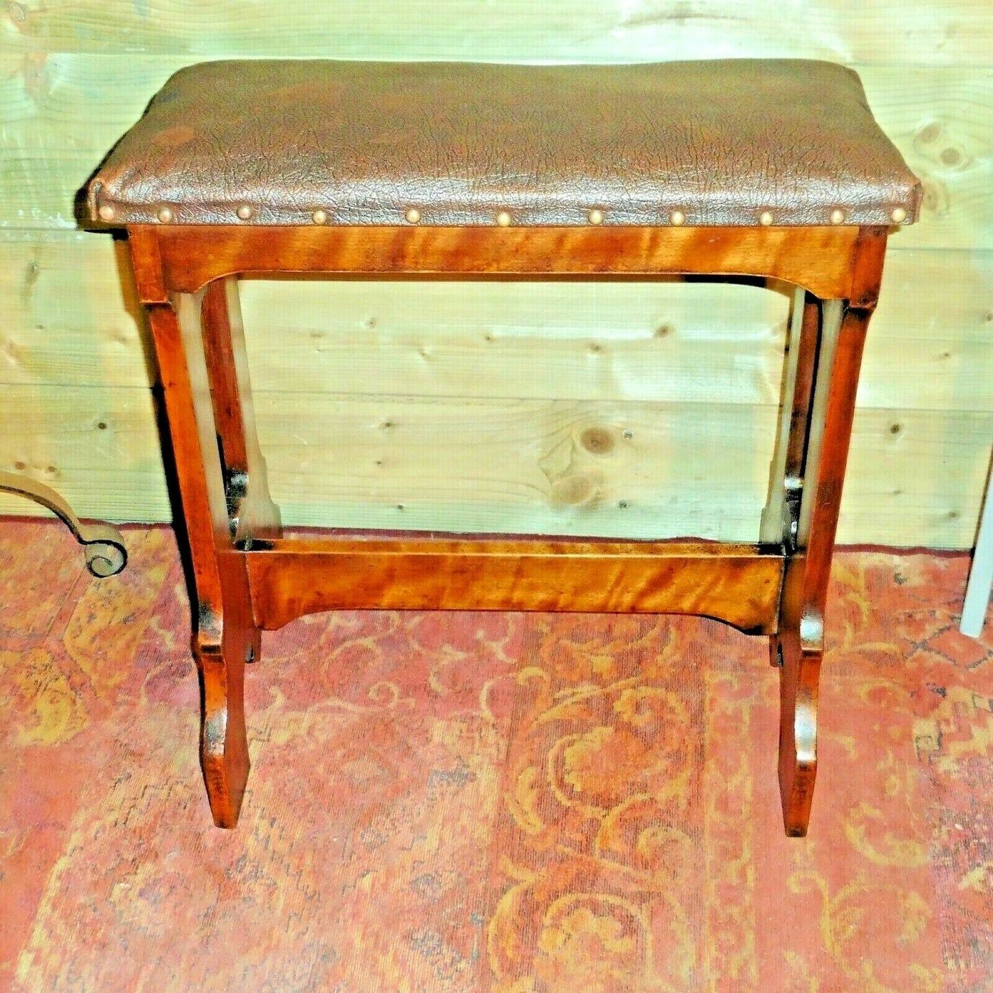 118.....Gothic Style Organ Stool / Antique Organ Stool ( sold )