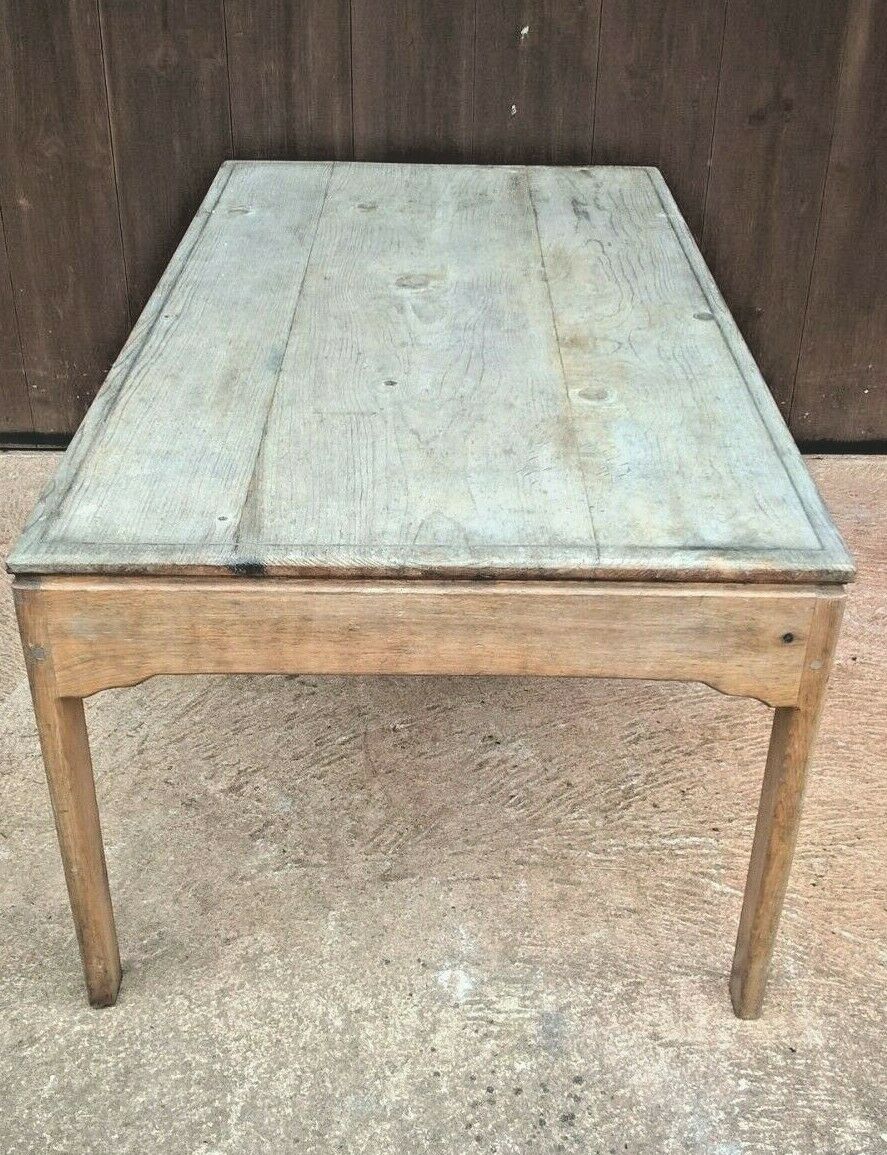 Lovely Faded Sun Bleached Pine Coffee Table / Retro Table