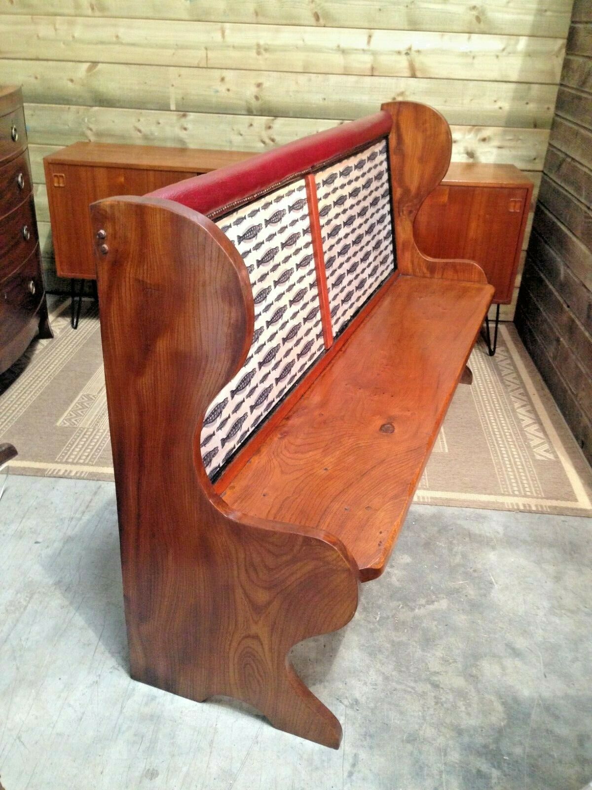368.......Stunning Upcycled Settle Or Vintage Pew Bench ( SOLD )