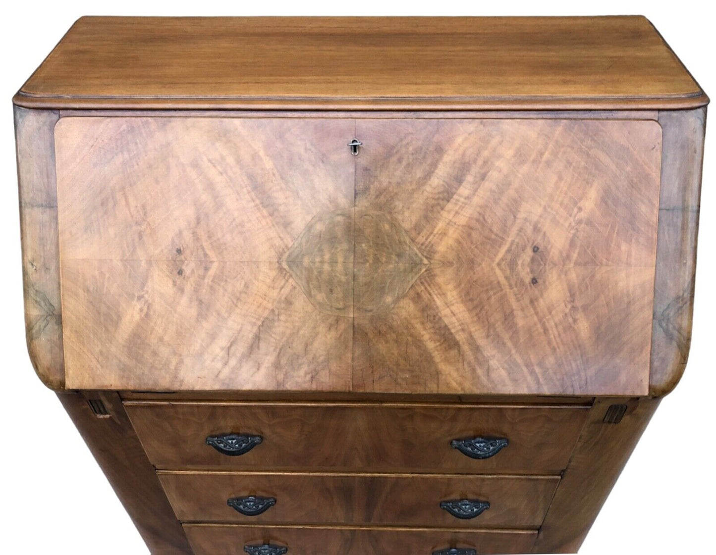 000895....Art Deco Walnut Bureau / Writing Desk ( sold )