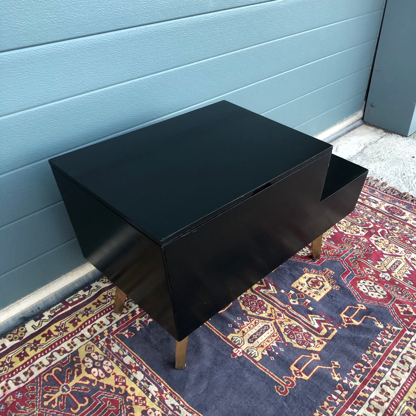 Stylish Retro Workbox / Upcycled Mid Century Sewing Box ( SOLD )