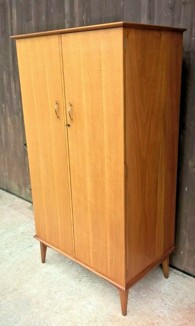 Retro Walnut Wardrobe / Wardrobe By Alfred Cox London