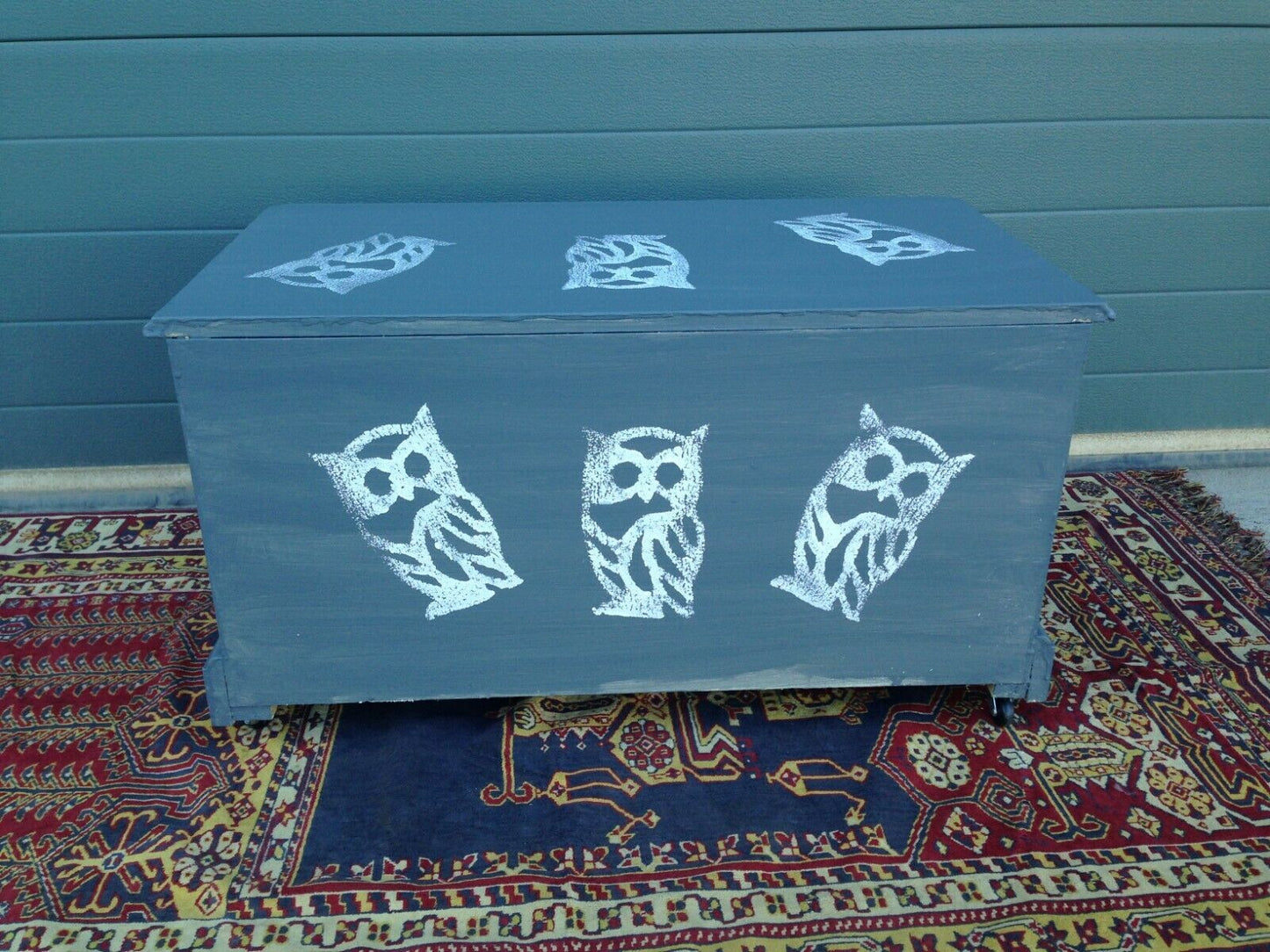 220.....Solid Pine Upcycled Blanket Chest / Upcycled Storage Chest ( SOLD )