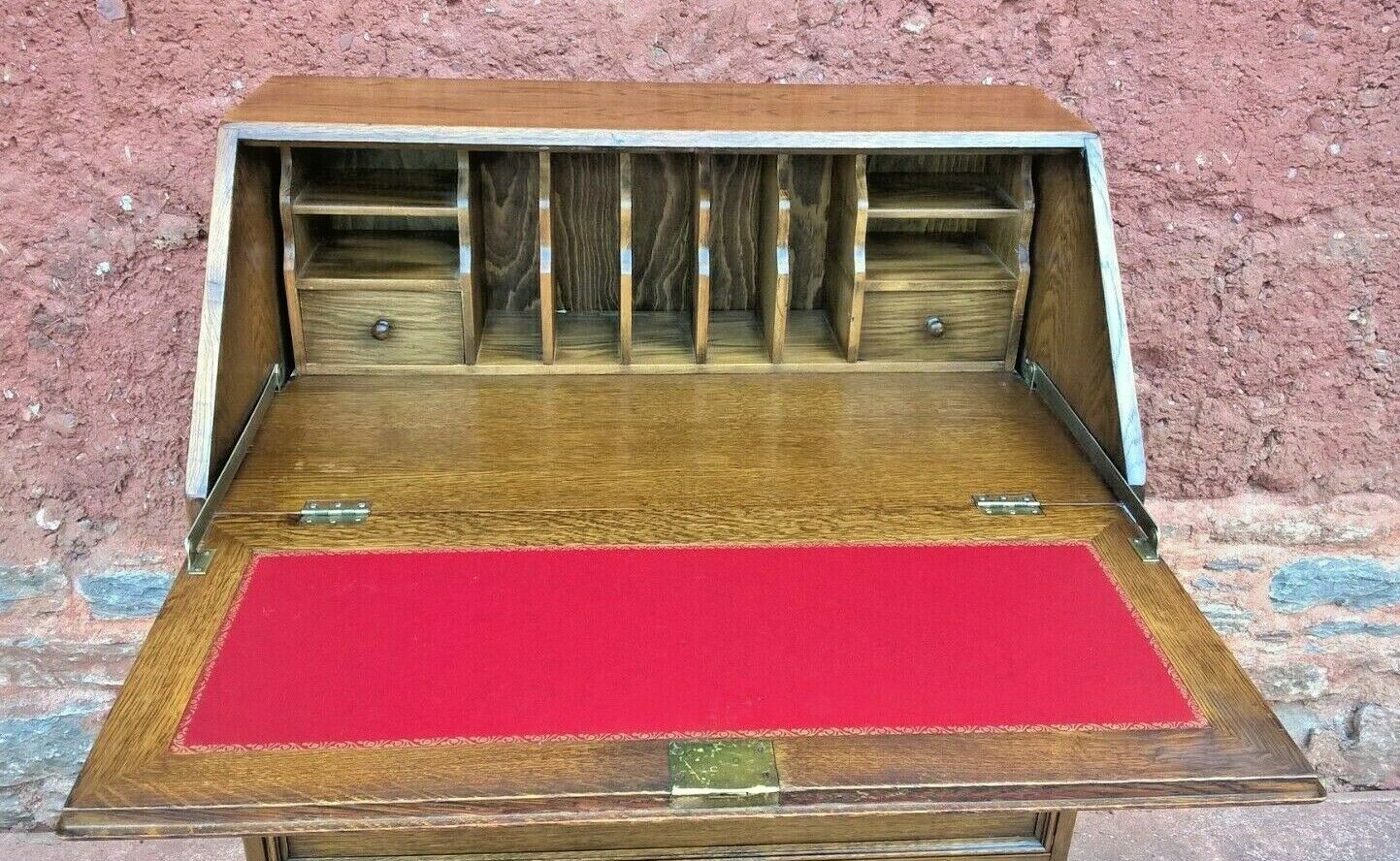 Vintage Oak Old Charm Style Bureau / Oak Desk