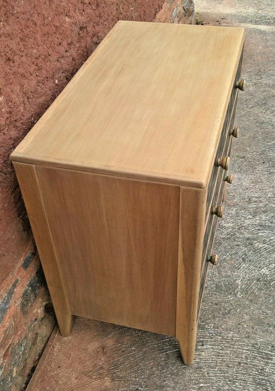 317.....Retro Oak Chest Drawers Upcycled Retro Chest ( SOLD )
