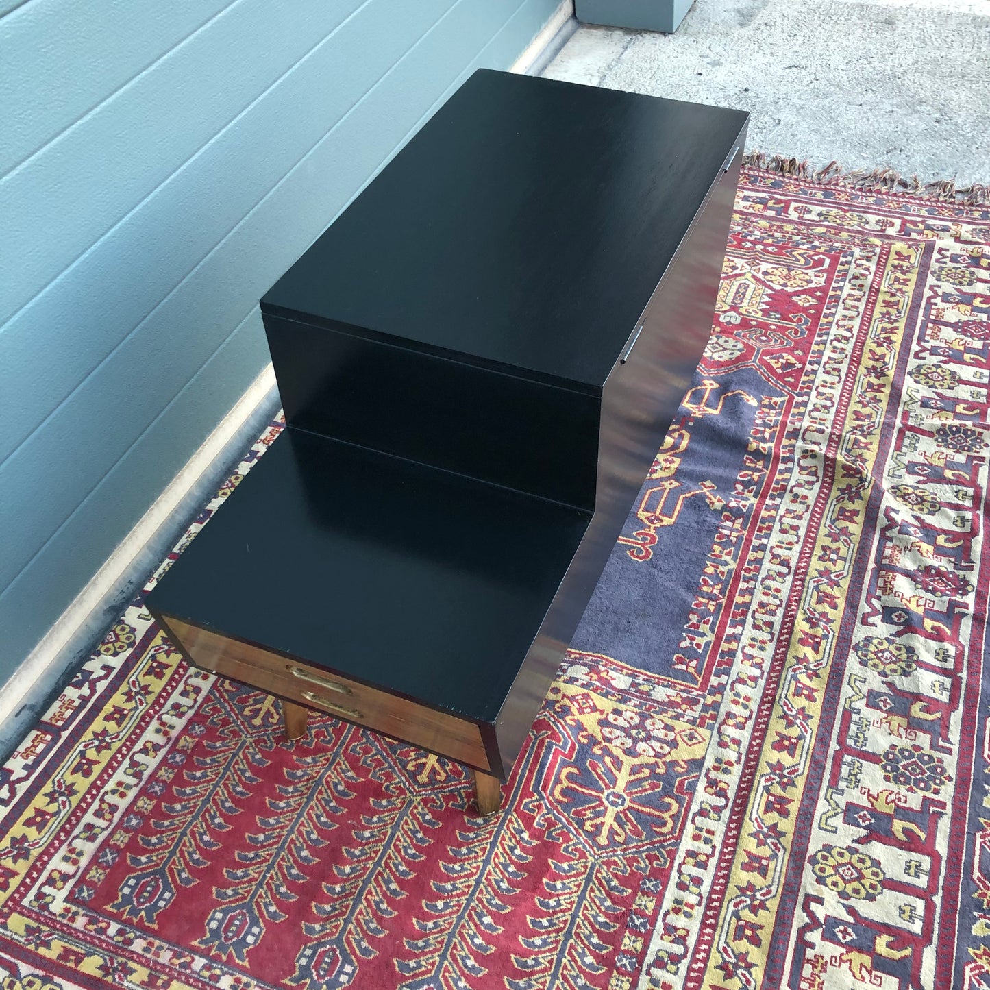 Stylish Retro Workbox / Upcycled Mid Century Sewing Box ( SOLD )